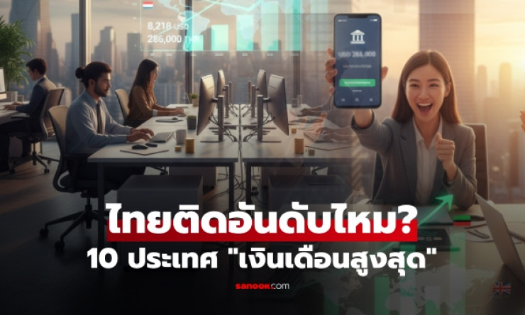 10 ประเทศเงินเดือนสูงสุดในโลก ปี 2025! สวิตเซอร์แลนด์นำหน้าด้วยรายได้เฉลี่ย 271,000 บาท/เดือน - fahbvip