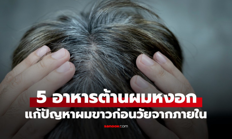 ผมหงอกก่อนวัยไม่ใช่เรื่องจบ! 5 กลุ่มอาหารพลังวิเศษเปลี่ยนผมขาวให้กลับมาดำเงางาม - fahbvip