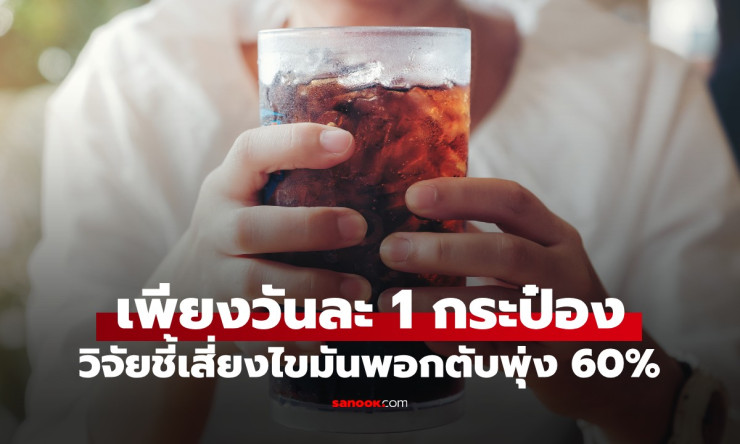 ช็อก! ดื่มโซดา 0 แคล แค่วันละกระป๋อง ตับพัง ไขมันพอกพุ่ง 60% วิจัยต่างชาติเตือนสุดๆ - fahbvip