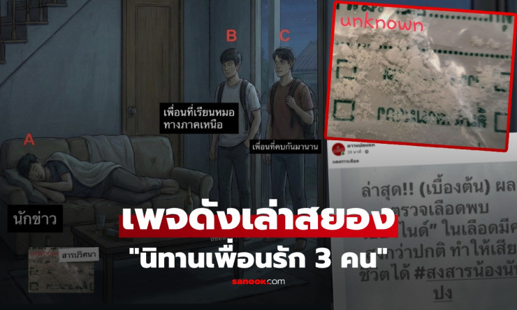 นิทานเพื่อนรัก 3 คน ตายปริศนาหลังวงเหล้า! ค้นพบพิษไซยาไนด์ในศพ เบื้องหลังมิตรภาพที่มีเงื่อนงำ - fahbvip