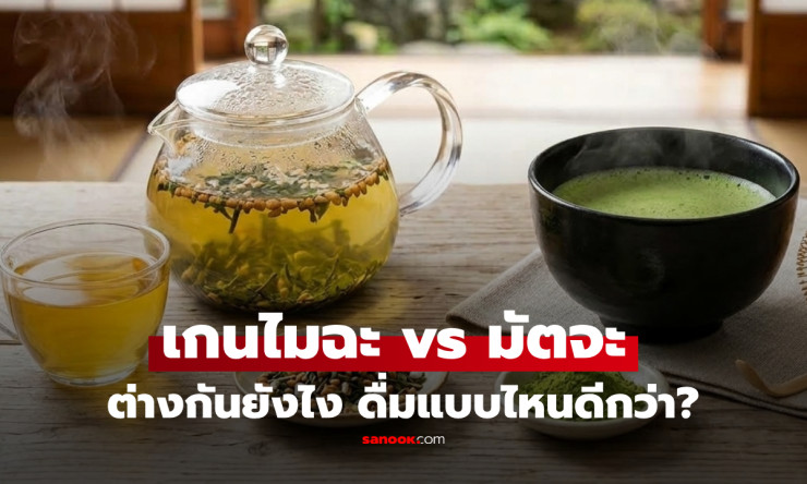 เกนไมฉะ vs มัตจะ ต่างกันยังไง? เทียบชัดทุกมุม แบบไหนคาเฟอีนสูงกว่าและเหมาะกับคุณ - fahbvip