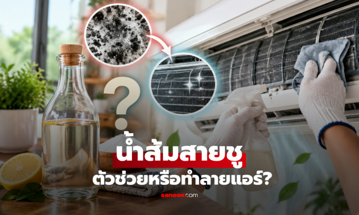 Hitachi เผยสูตรใช้น้ำส้มสายชูดูแลแอร์ แต่ห้ามเทใส่มั่ว! รู้จุดใช้ให้ถูกก่อนเครื่องพัง - fahbvip