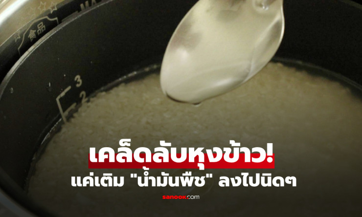 ลองแล้วต่างจริงไหม? หยด “น้ำมันพืช” ลงหม้อหุงข้าว ข้าวสุกจะเปลี่ยนอย่างไร รู้ก่อนทำตาม! - fahbvip