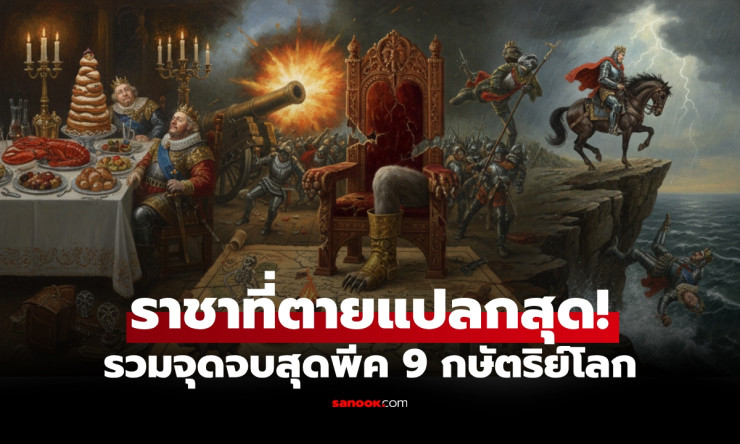 9 กษัตริย์โลก จบชีวิตด้วยสาเหตุแปลกที่สุด - fahbvip