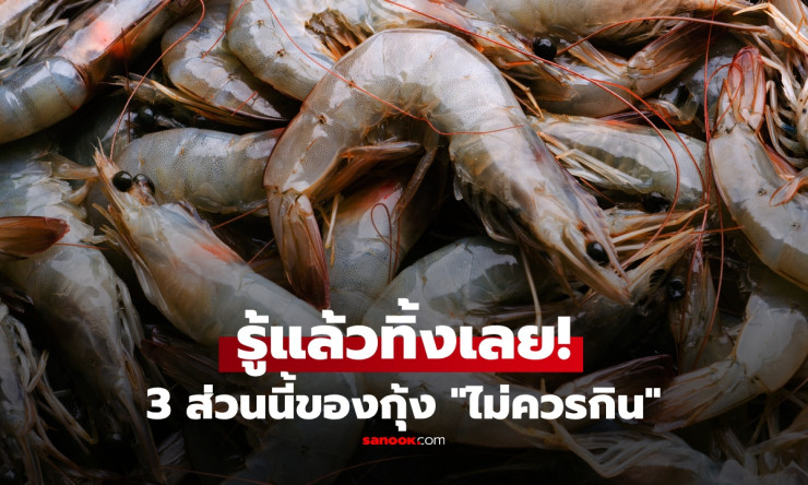 เพิ่งรู้ก็ตอนนี้! 3 ส่วนของกุ้งที่คนชอบกิน แต่จริง ๆ ควรเลี่ยงไว้ก่อน เพื่อเซฟสุขภาพแบบไม่รู้ตัว - fahbvip
