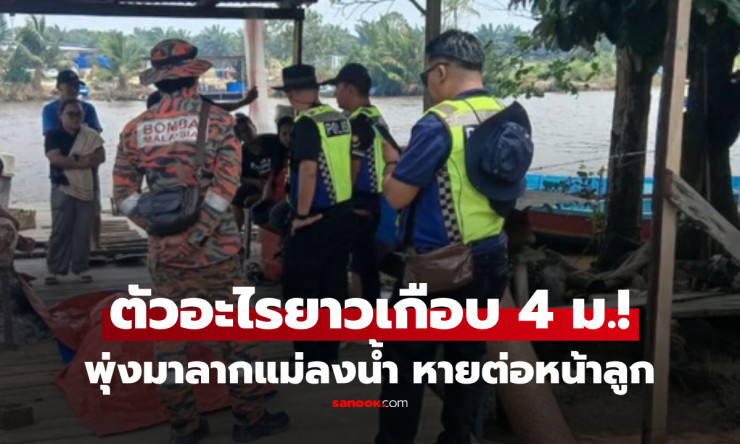 ลูกสาวช็อกต่อหน้า! จระเข้ยาวเกือบ 4 เมตรพุ่งลากแม่วัย 78 จากเรือ หายลงน้ำต่อหน้าต่อตา - fahbvip
